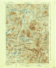 Newcomb New York Historical topographic map, 1:62500 scale, 15 X 15 Minute, Year 1901