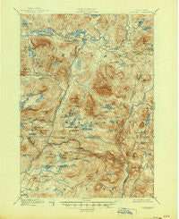 Newcomb New York Historical topographic map, 1:62500 scale, 15 X 15 Minute, Year 1901