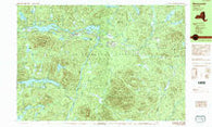 Newcomb New York Historical topographic map, 1:25000 scale, 7.5 X 15 Minute, Year 1989