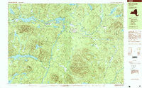 Newcomb New York Historical topographic map, 1:25000 scale, 7.5 X 15 Minute, Year 1997