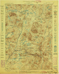 Newcomb New York Historical topographic map, 1:62500 scale, 15 X 15 Minute, Year 1898