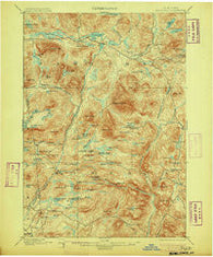 Newcomb New York Historical topographic map, 1:62500 scale, 15 X 15 Minute, Year 1901
