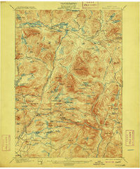 Newcomb New York Historical topographic map, 1:62500 scale, 15 X 15 Minute, Year 1901