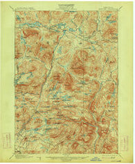 Newcomb New York Historical topographic map, 1:62500 scale, 15 X 15 Minute, Year 1901