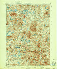 Newcomb New York Historical topographic map, 1:62500 scale, 15 X 15 Minute, Year 1901