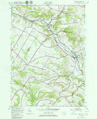 Newport New York Historical topographic map, 1:24000 scale, 7.5 X 7.5 Minute, Year 1943