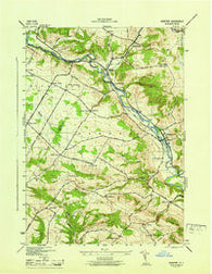 Newport New York Historical topographic map, 1:31680 scale, 7.5 X 7.5 Minute, Year 1945