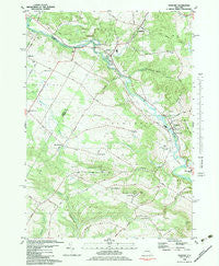 Newport New York Historical topographic map, 1:24000 scale, 7.5 X 7.5 Minute, Year 1982