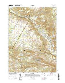 Newport New York Current topographic map, 1:24000 scale, 7.5 X 7.5 Minute, Year 2016