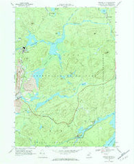 Newton Falls New York Historical topographic map, 1:24000 scale, 7.5 X 7.5 Minute, Year 1968