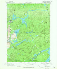 Newton Falls New York Historical topographic map, 1:24000 scale, 7.5 X 7.5 Minute, Year 1968