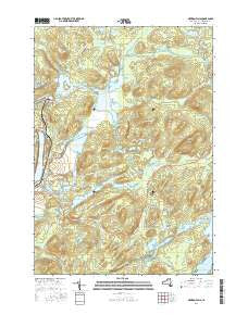Newton Falls New York Current topographic map, 1:24000 scale, 7.5 X 7.5 Minute, Year 2016