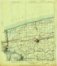 Niagara New York Historical topographic map, 1:125000 scale, 30 X 30 Minute, Year 1899