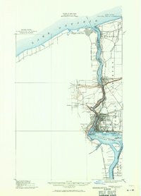 Niagara Falls New York Historical topographic map, 1:62500 scale, 15 X 15 Minute, Year 1900