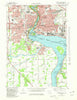 Niagara Falls New York Historical topographic map, 1:25000 scale, 7.5 X 7.5 Minute, Year 1980