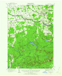 Nicholville New York Historical topographic map, 1:62500 scale, 15 X 15 Minute, Year 1919