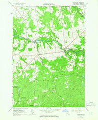 Nicholville New York Historical topographic map, 1:24000 scale, 7.5 X 7.5 Minute, Year 1964