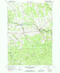 Nicholville New York Historical topographic map, 1:24000 scale, 7.5 X 7.5 Minute, Year 1964