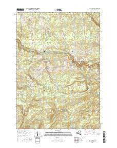 Nicholville New York Current topographic map, 1:24000 scale, 7.5 X 7.5 Minute, Year 2016