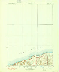 Ninemile Point New York Historical topographic map, 1:24000 scale, 7.5 X 7.5 Minute, Year 1934