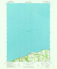 Ninemile Point New York Historical topographic map, 1:24000 scale, 7.5 X 7.5 Minute, Year 1971
