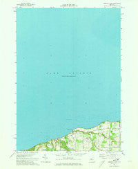 Ninemile Point New York Historical topographic map, 1:24000 scale, 7.5 X 7.5 Minute, Year 1971