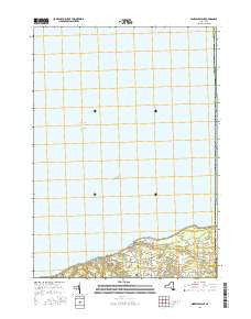 Ninemile Point New York Current topographic map, 1:24000 scale, 7.5 X 7.5 Minute, Year 2016