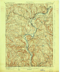 Nineveh New York Historical topographic map, 1:62500 scale, 15 X 15 Minute, Year 1905