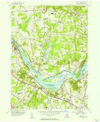 Niskayuna New York Historical topographic map, 1:24000 scale, 7.5 X 7.5 Minute, Year 1954