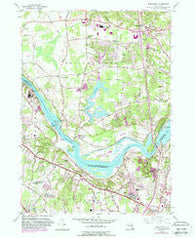 Niskayuna New York Historical topographic map, 1:24000 scale, 7.5 X 7.5 Minute, Year 1954