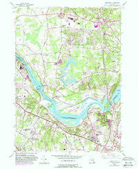 Niskayuna New York Historical topographic map, 1:24000 scale, 7.5 X 7.5 Minute, Year 1954