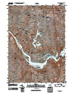 Niskayuna New York Historical topographic map, 1:24000 scale, 7.5 X 7.5 Minute, Year 2010