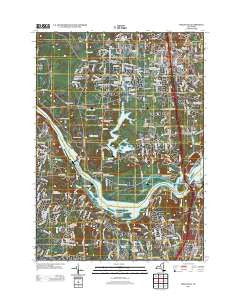 Niskayuna New York Historical topographic map, 1:24000 scale, 7.5 X 7.5 Minute, Year 2013