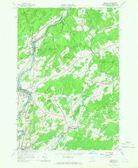 Norfolk New York Historical topographic map, 1:24000 scale, 7.5 X 7.5 Minute, Year 1964