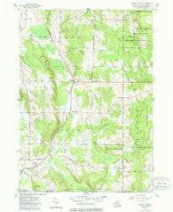 North Clymer New York Historical topographic map, 1:24000 scale, 7.5 X 7.5 Minute, Year 1954