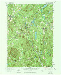 North Creek New York Historical topographic map, 1:62500 scale, 15 X 15 Minute, Year 1958