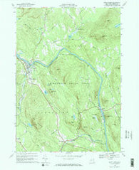 North Creek New York Historical topographic map, 1:24000 scale, 7.5 X 7.5 Minute, Year 1968
