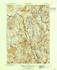 North Creek New York Historical topographic map, 1:62500 scale, 15 X 15 Minute, Year 1895
