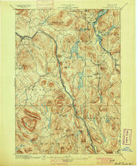 North Creek New York Historical topographic map, 1:62500 scale, 15 X 15 Minute, Year 1897