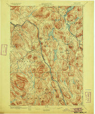 North Creek New York Historical topographic map, 1:62500 scale, 15 X 15 Minute, Year 1897