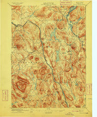 North Creek New York Historical topographic map, 1:62500 scale, 15 X 15 Minute, Year 1897