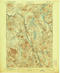 North Creek New York Historical topographic map, 1:62500 scale, 15 X 15 Minute, Year 1897