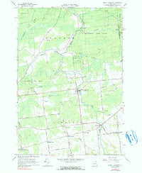 North Lawrence New York Historical topographic map, 1:24000 scale, 7.5 X 7.5 Minute, Year 1964