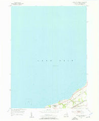 North Of Dunkirk New York Historical topographic map, 1:24000 scale, 7.5 X 7.5 Minute, Year 1955