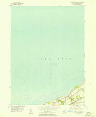 North Of Dunkirk New York Historical topographic map, 1:24000 scale, 7.5 X 7.5 Minute, Year 1955