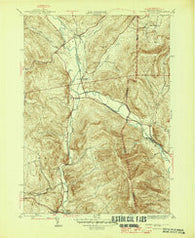 North Pownal Vermont Historical topographic map, 1:31680 scale, 7.5 X 7.5 Minute, Year 1946