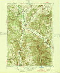 North Pownal Vermont Historical topographic map, 1:31680 scale, 7.5 X 7.5 Minute, Year 1946
