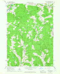 North Sanford New York Historical topographic map, 1:24000 scale, 7.5 X 7.5 Minute, Year 1965