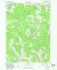 North Sanford New York Historical topographic map, 1:24000 scale, 7.5 X 7.5 Minute, Year 1965