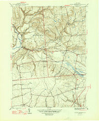 North Western New York Historical topographic map, 1:31680 scale, 7.5 X 7.5 Minute, Year 1947